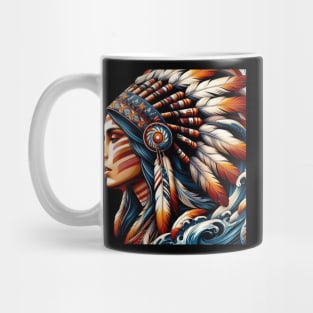 Native American, Beauty, Winona, Firstborn Daughter | Catsie Cat Mug